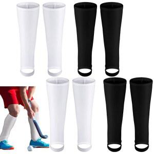 치싱유 4켤레 필드하키 신가드 소매 양말 위에 남성 여성 및 축구 선수 야외용 양말을 신습니다