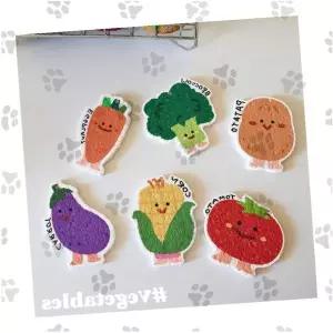 주방청소용품 야채캐릭터 압축수세미 브로콜리 당근 옥수수 가지 감자 귀여운 디자인