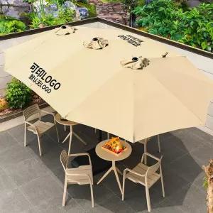 편의점 파라솔 야외 테라스 접이식 파라솔테이블 카페