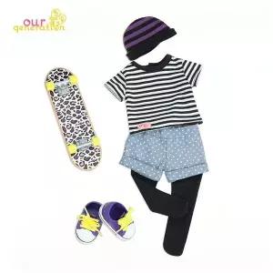 [하프클럽/]의상세트 스케이트보드 오지돌스 인형