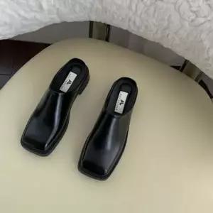 여성 데일리 구두 플랫 슈즈 사각코 스퀘어 착화감 봄