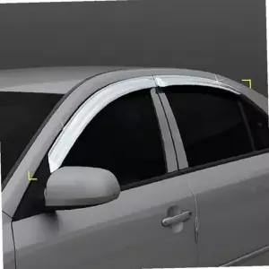 소나타 크롬 썬바이저 빗물받이 햇빛가리개 4P