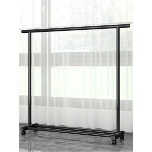 빨래 건조대 바닥 침실 접이식 실내 찬 옷걸이 가정용 간이 행거대 이불 신기방