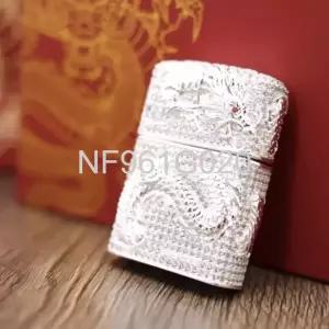  지포라이터 오일 방풍 특이한 한정판 라이터 다이아몬드드래곤 은색