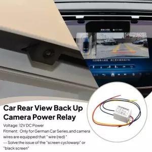 후방카메라배선 차량용 후면보기 백업 카메라 릴레이 12V DC 안정화 후면 어댑터에