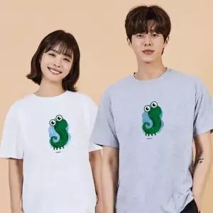 키밍 맨투맨 후드티 악어 괴물 왕눈이 캐릭터반팔티 WAE04ED