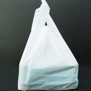 배달봉투 도시락 백색7호 중형 100장 봉지 마트 비닐 재활용 분리수거 봉다리넷 흰색 손잡이 배민