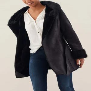 천연 양가죽 Genuine 숏 롱 코트 퍼 탕 시어링 Leather c8 후드 자켓