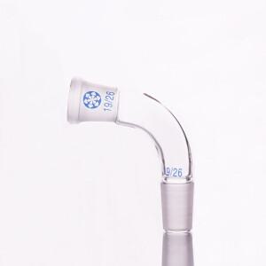 FAPE 105도 엘보 암 1926 수 표준 입 튜브 반투명 꼬리 붕규산 유리