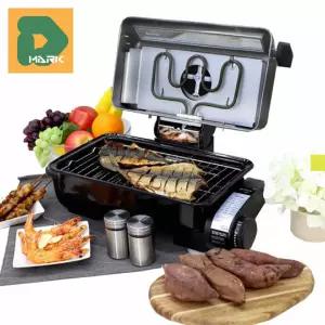 양면 굽는 캠핑 통구이 자취생 멀티쿠커 전기그릴 삼겹살 잔치 타이머 미니 생선구이 고기 실내 조절 요리