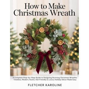 크리스마스 화환 만드는 방법: 멋진 디자인을 위한 완벽한 단계별 가이드: 타임리스, 모던, 러스틱, 친화적이고 고급스러운 홀리데이 장식으로 쉽게 만들