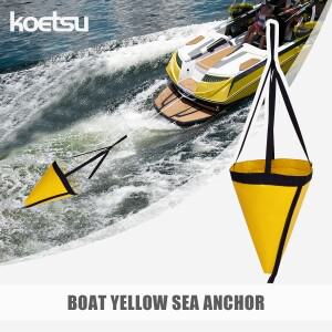 낚시 보트 용 황해 앵커 드리프트 양말 해양 보트/제트 스키/항해 나일론 낙하산 드로우