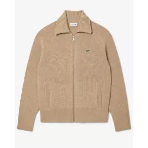 라코스테 브랜드관 센텀 제습제남성 풀집업 니트 카라 자켓 AH5203-55N 02S베이지 365017