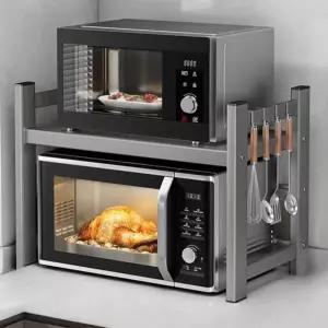 전자레인지 선반 랙 주방 전자레인지선반 렌지대 스텐 철제 1. 광파 오븐 다