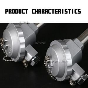 열전대 온도 센서 K 형 WRN-132 300-500mm 커런덤 세라믹 튜브 S304 고온로 용 1300 도