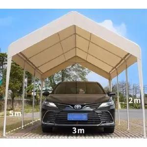 간이차고 차고천막 야외 쉘터 그늘막 5년 캠핑 화이트 천막