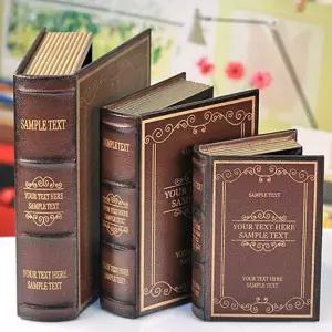 책 모양 상자 케이스 커피색세트 꾸미기 장식 책모양 소품