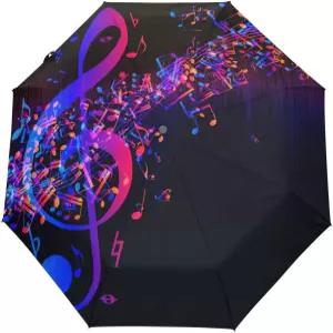 비를 위한 AUUXVA 자외선 차단 우산 - 걷기 여행을 방풍 자동 개방 클로즈 폴딩 경량