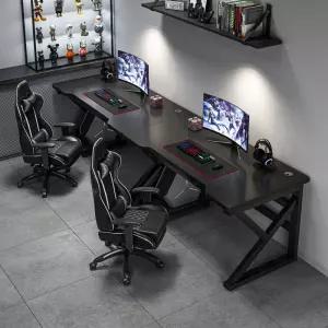 컴퓨터 책상 2인용 커플 스타일 PC방 듀얼 데스크