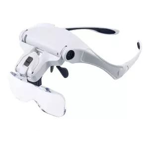 LED 조명 확대경 안경형 돋보기