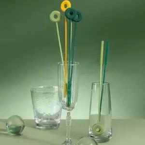 [하프클럽/]빨대솔 실리콘 개인용 빨대 청소솔 그린