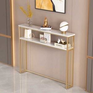 현관 선반 슬림 타옵션 미니 콘솔테이블 틈새 콘솔 창가 골드