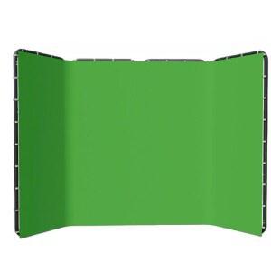 방송 라이브 배경 카메라 녹색 스크린 커튼 대형 가림막 250X200CM 휴대용 녹색스크린 더블로드