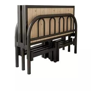 대나무 평상 접이식 테이블 옥상 야외 베란다