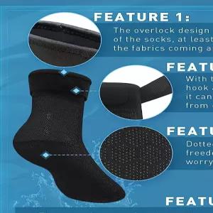 잠수신발 스노쿨링 프리다이빙 해루질 1. 블랙 미끄럼 부츠 잠수화 5(36-37)