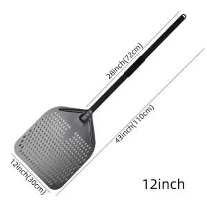 화덕피자 삽 뒤집게 대형 휴대용 타공 화덕 회색