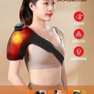 전기 패드 자극 안마기 미니 어깨 난방 스티커 온열