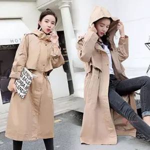 후드 롱야상 점퍼 트렌치코트 바람막이mno445