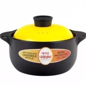 내열냄비 2000ml 찌개그릇 라면냄비 뚜껑냄비