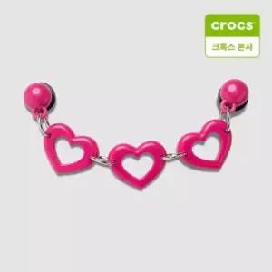 갤러리아 [크록스 본사][액세서리] 70s 레트로 하트 체인 지비츠 참 10012977