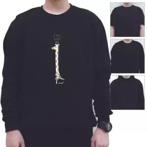 키밍 맨투맨 후드티 기린 동물 흰티 패밀리룩 WAE3524