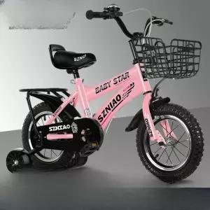 6살자전거 네발자전거 14인치 블루 핑크 네발 레드 일반모델