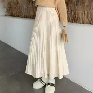 [잇백잇슈] 플리츠롱스커트 베이직 데일리 단정 예쁜