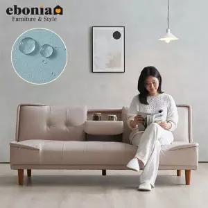 [에보니아 NO.1 대표상품] 리도 접이식 소파베드 컵홀더형 3인용쇼파침대