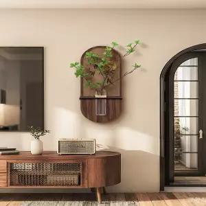 감성 인테리어 액자 빈티지 화분 디자인 꽃병 포인터 스타일 수경재배 그림 고급스러운 초록 식물을 활용한