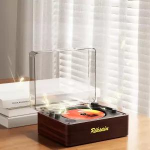 CD플레이어 턴테이블 클래식 레트로 CDP 턴테이블LP 화이트