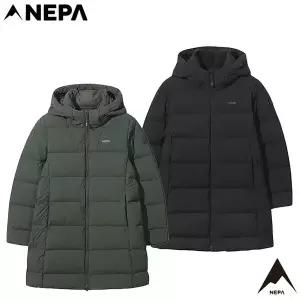 네파다운패딩7L82026 여성 콜벳 스트레치 튜브 중기장 구스다운 자켓 기존가 399.22425793502094229