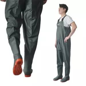 가슴장화 슈마켓 265mm PVC 컬러우의상하 코트형우의 (WFKB7KN)