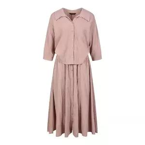 코인코즈 백밴딩 레이어드형 롱 원피스_DW4MO333