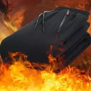 빅사이즈 남성 바지 트레이닝 밴딩 경량 방한 팬츠 겨울