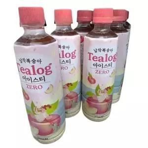 티그로 납작복숭아 제로 아이스티 500ml x 24개