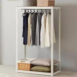 좁은공간행거알찬 공간활용행거 시스템 행거 80 2단