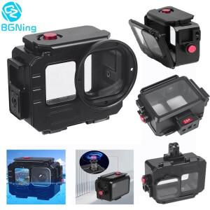 고프로 액션 카메라용 금속 방수 하우징 케이스 수중 보호 프레임  설치 80M 딥 다이빙 13 12 11 10