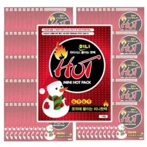 부착형핫팩 미니핫팩 매 붙이는 핫팩 파스형 찜질팩 미니 대용량 온열찜질 군용 개