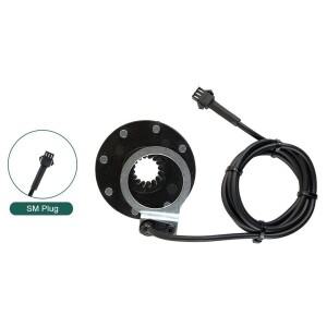 12V-72V 8C 자기 홀 효과 파워 센서 페달 어시스트 시스템 PAS 전기 자전거 스쿠터용 3핀 SM 커넥터