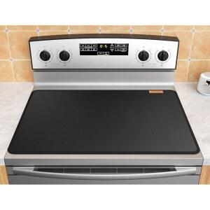 내화 스토브 커버, 전기 스토브용 내열 탑 30x21인치 유리 커버 오븐, 방수 쿡탑 매트, 프로텍터